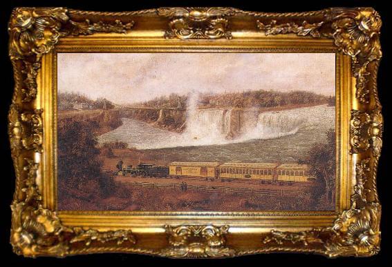 framed  Robert Whale The Canada Southern Railway at Niagara, ta009-2